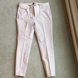 White House Black Market Pink Ankle Jeans